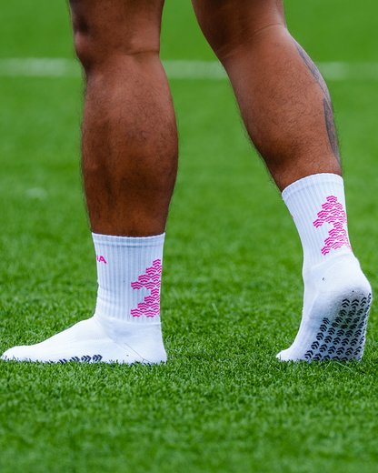 PANA x BCA Power-Grip 2.0 Grip Socks (White)